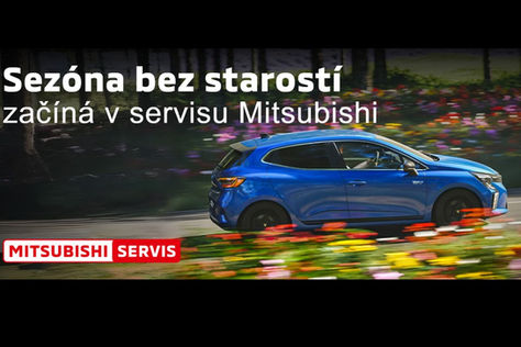 Mitsubishi servisní prohlídka před sezónou