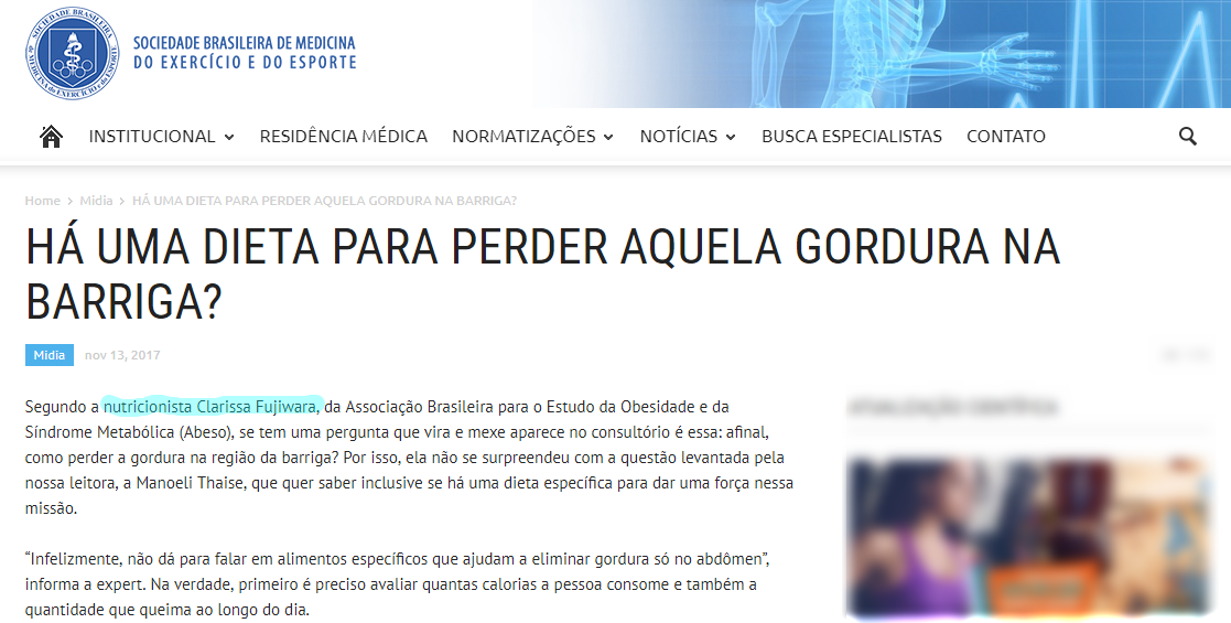 Soc. Bras. de Medicina do Esporte