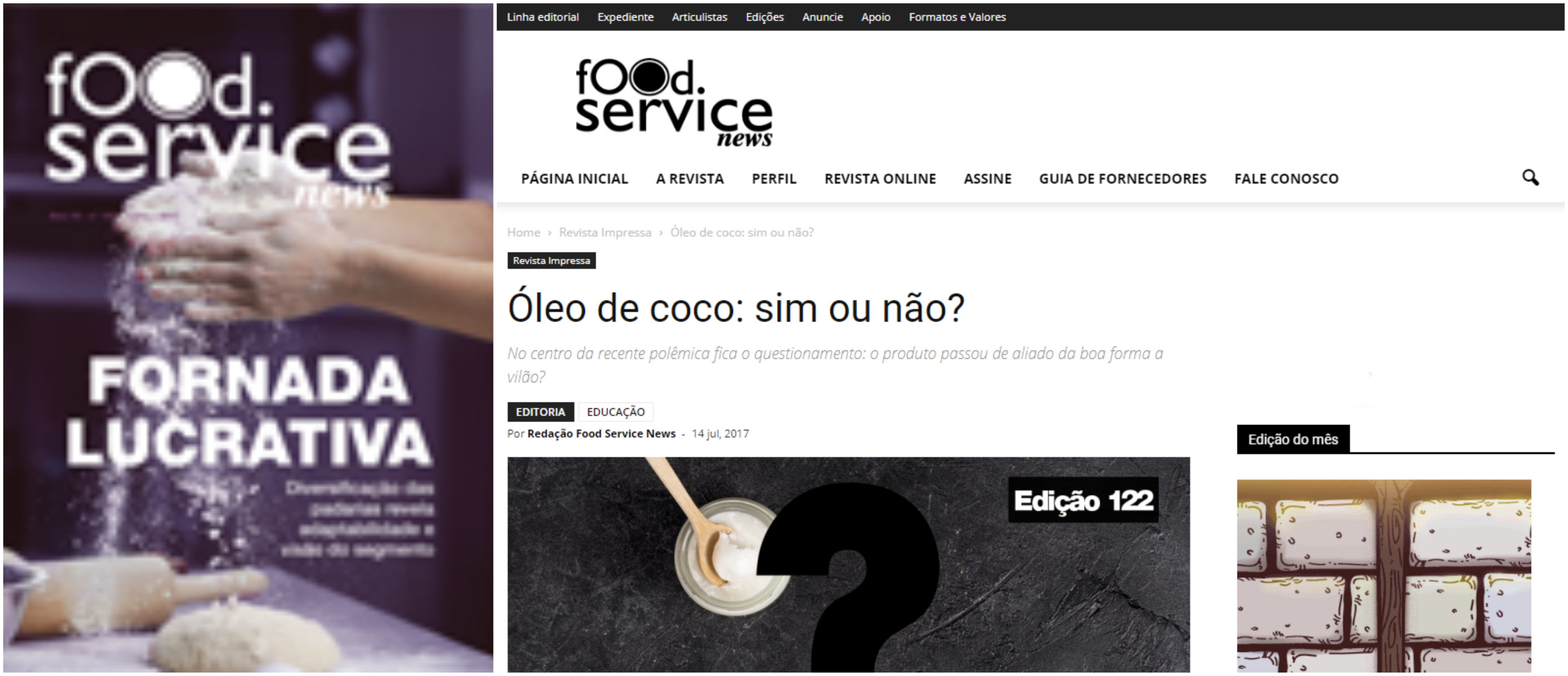 Revista Food Service (Julho de 2017, Clarissa Fujiwara)