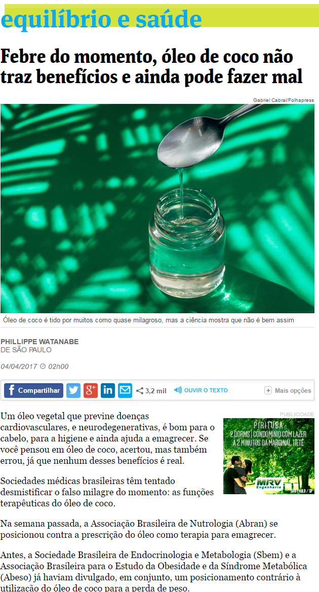 Jornal Folha de São Paulo