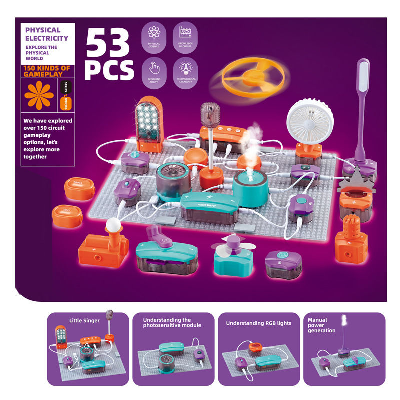 Thumbnail: Science and Education Electronic Building Blocks Toys STEM Science Experiment Se