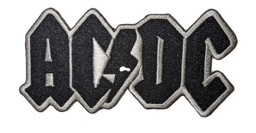 AC-DC - Black Logo Patch | Korey's Patches