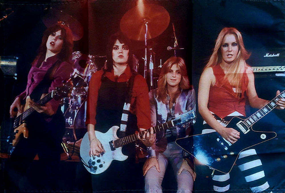 The Runaways - Band Photo Flag