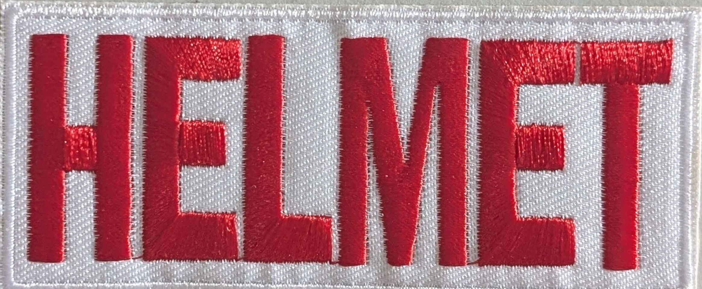 Helmet - Red Band Logo Patch
