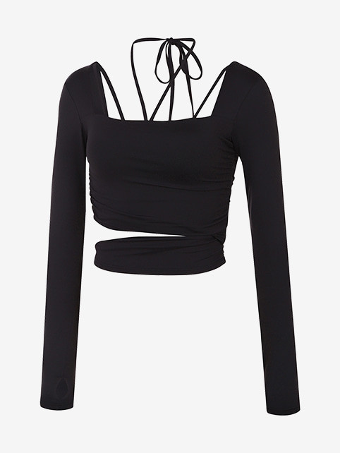 Thumbnail: L Shape Long-Sleeve Shirt (附胸墊)