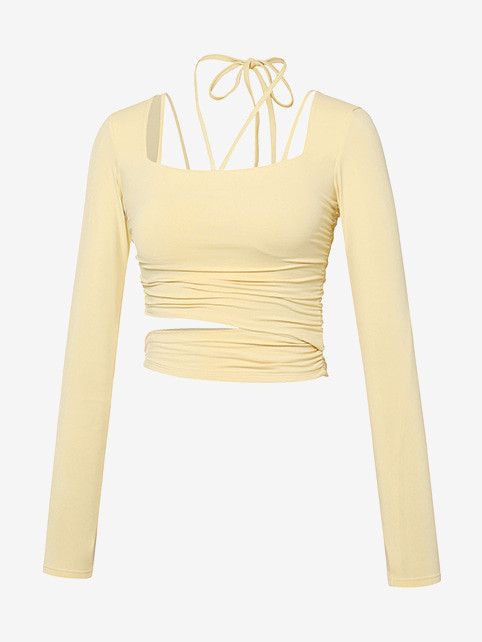 Thumbnail: L Shape Long-Sleeve Shirt (附胸墊)