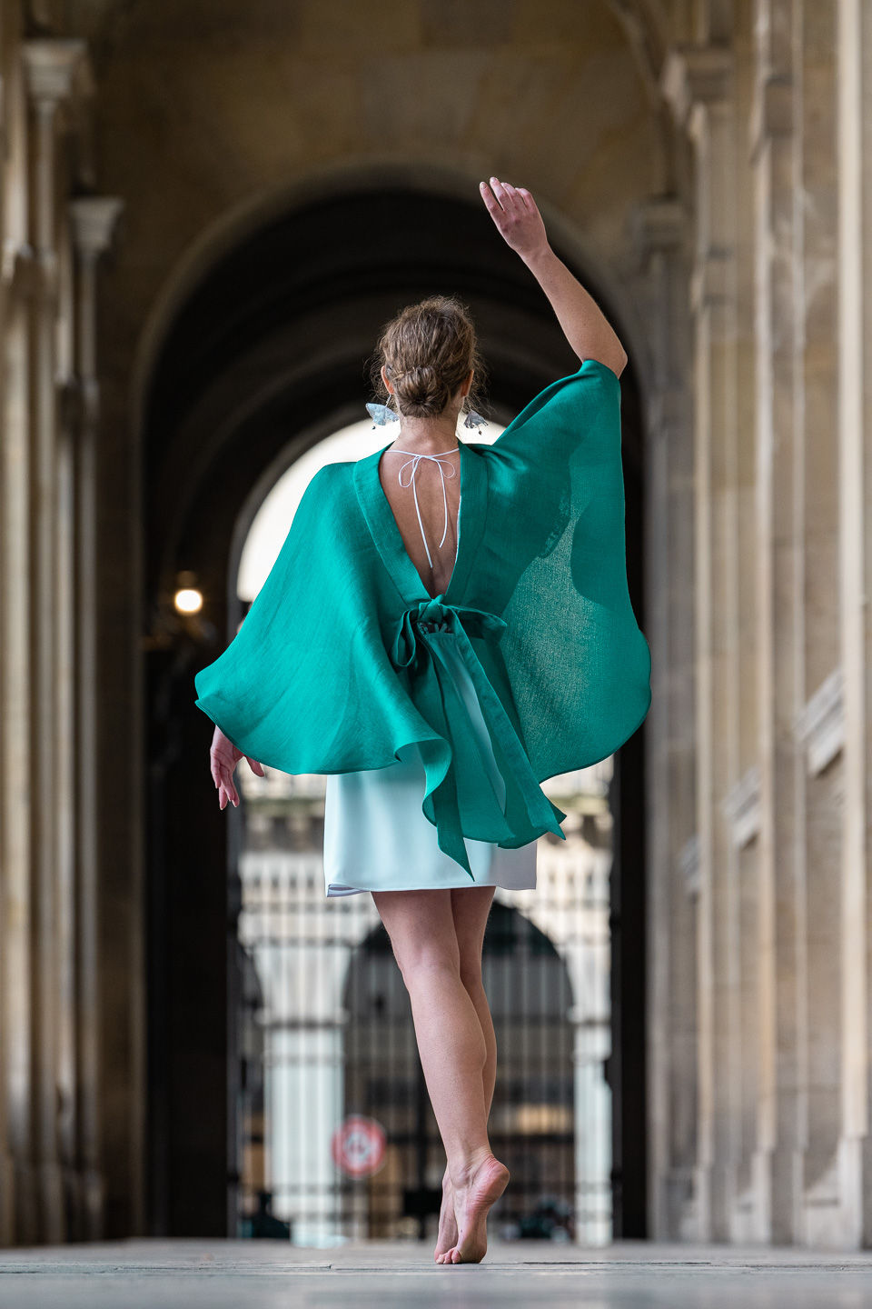 Thumbnail: THE CAPE SKIRT Emerald