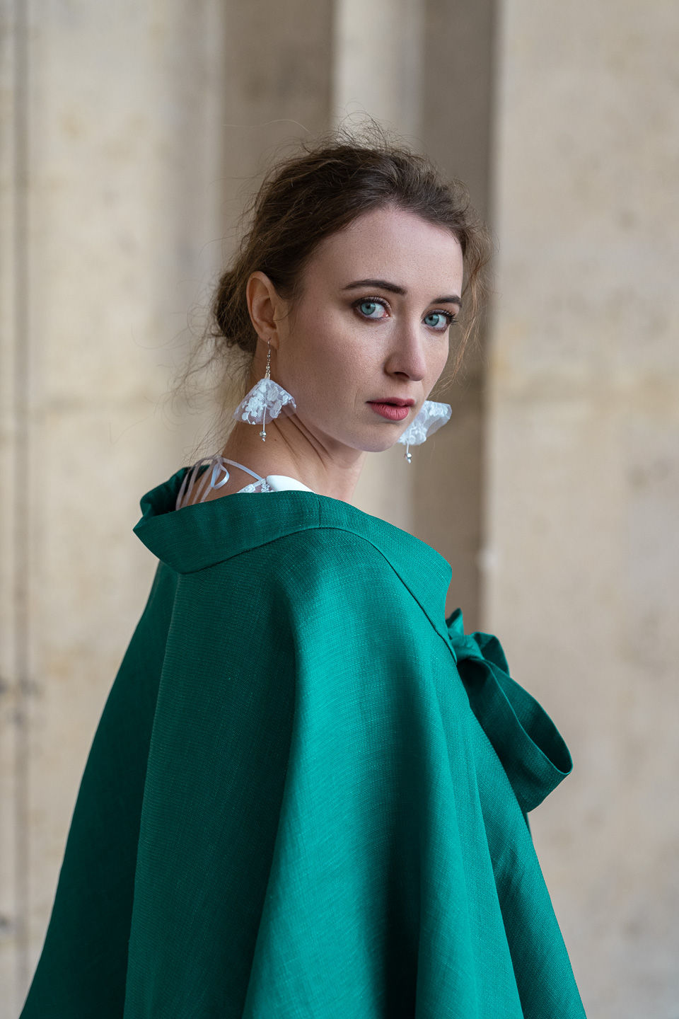 Thumbnail: THE CAPE SKIRT Emerald