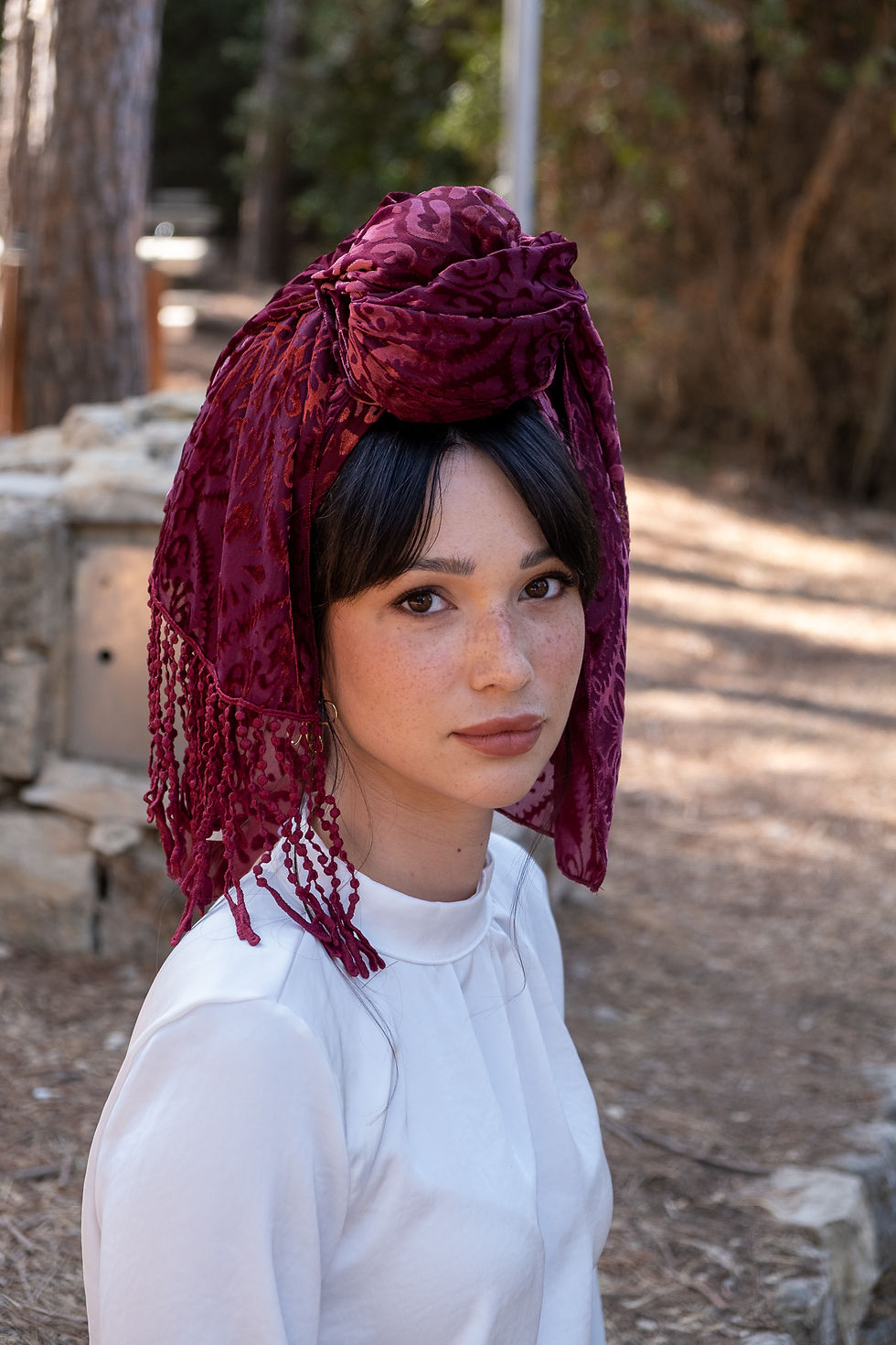 תמונה ממוזערת: מטפחות מעוצבות | גל בורדו