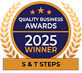 Award graphic for S&T STEPS, Winner of Best Business for Personal Training in the Yarra Valley.