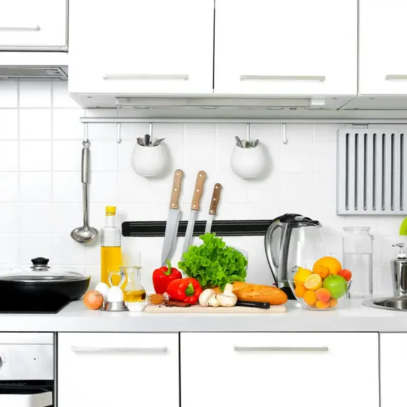 Miniatura: Powerful Magnetic Stainless Steel Magnetic Knife Block Wall-mounted Kitchen Magn