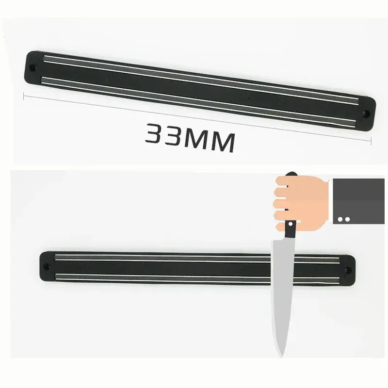 Miniatura: Powerful Magnetic Stainless Steel Magnetic Knife Block Wall-mounted Kitchen Magn