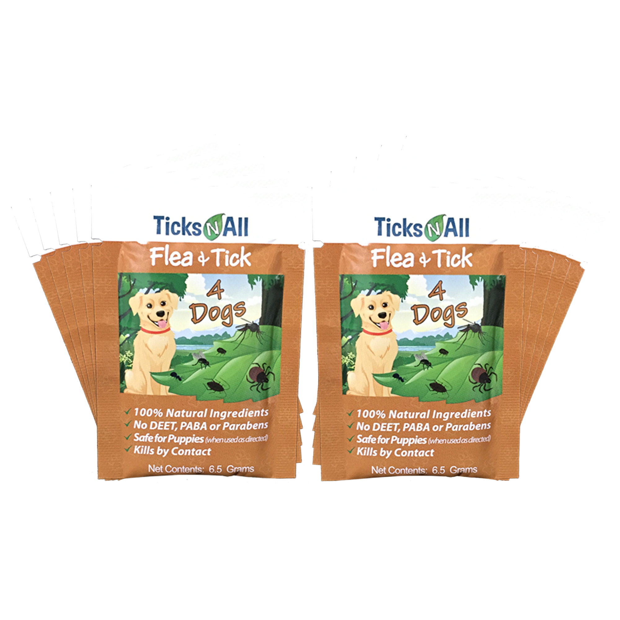 All Natural Dog Flea and Tick Wipes (10 Cnt.)