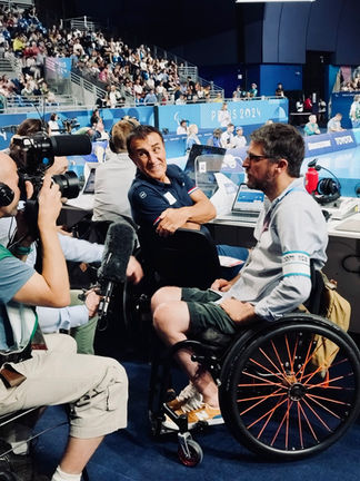 PABLO NEUMAN AU COEUR DES JEUX PARALYMPIQUES 