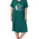 Thumbnail: FEREMO Plus Size Nightgowns for Women V Neck Short Sleeve Nightshirts Sleepwear