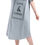 Thumbnail: FEREMO Plus Size Nightgowns for Women V Neck Short Sleeve Nightshirts Sleepwear