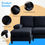 Thumbnail: BALUS U Shaped Sectional Sofa,Oversize Modular Couch and Sofa for Living Room, 