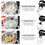 Thumbnail: Stand Mixer with Double Hook, 6 Speeds, 5.5Qt Stainless Steel Bowl, Beater and 