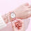 Thumbnail: Glow In The Dark Gift Round Dial Office Work Quartz Watch For Women Comfortable