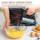 Thumbnail: TINANA 5 Speed Hand Mixer Electric Handheld with 1 Whisk, 2 Beaters, 2 Dough Ho