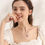 Thumbnail: Beautlace 925 Sterling Silver Birthstone Necklace Rose Flower Heart Pendant Jew
