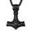 Thumbnail: FaithHeart Thors Hammer Celtic Necklace for Men Viking Jewelry Norse Mythology 