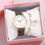 Thumbnail: Glow In The Dark Gift Round Dial Office Work Quartz Watch For Women Comfortable