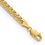 Thumbnail: 14k Yellow Gold Solid Polished 4.3mm Domed Curb Chain Bracelet 7 Inch Lobster C