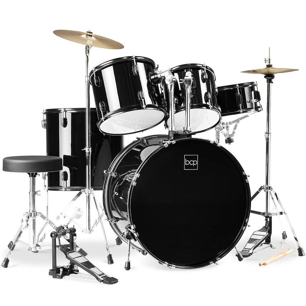 Best Choice Products 5-Piece Beginner Drum Set w/ Snare, Bass, Toms, Cymbal, Hi