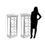 Thumbnail: Hives and Honey Antoinette Freestanding Jewelry Armoire - Walnut
