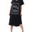 Thumbnail: FEREMO Plus Size Nightgowns for Women V Neck Short Sleeve Nightshirts Sleepwear