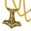 Thumbnail: FaithHeart Thors Hammer Celtic Necklace for Men Viking Jewelry Norse Mythology 