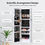 Thumbnail: CONCETTA 47" Full-Length Mirror Jewelry Cabinet with 6 Auto LED Lights, Wall-Mo
