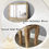 Thumbnail: Sfugno Jewelry Armoire,Standing Jewelry Cabinet with 7 Drawers,2 Side Doors and