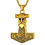 Thumbnail: FaithHeart Thors Hammer Celtic Necklace for Men Viking Jewelry Norse Mythology 