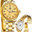 Thumbnail: OLEVS Women Watches Business Dress Female Ladies for Small Wrist Watch Gold Pla