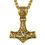 Thumbnail: FaithHeart Thors Hammer Celtic Necklace for Men Viking Jewelry Norse Mythology 