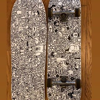 left skateboard deck