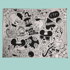 “Garbage Punk Pt. 1” Art Print