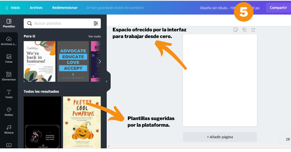 Cómo crear un post de Instagram en Canva - Paso 5