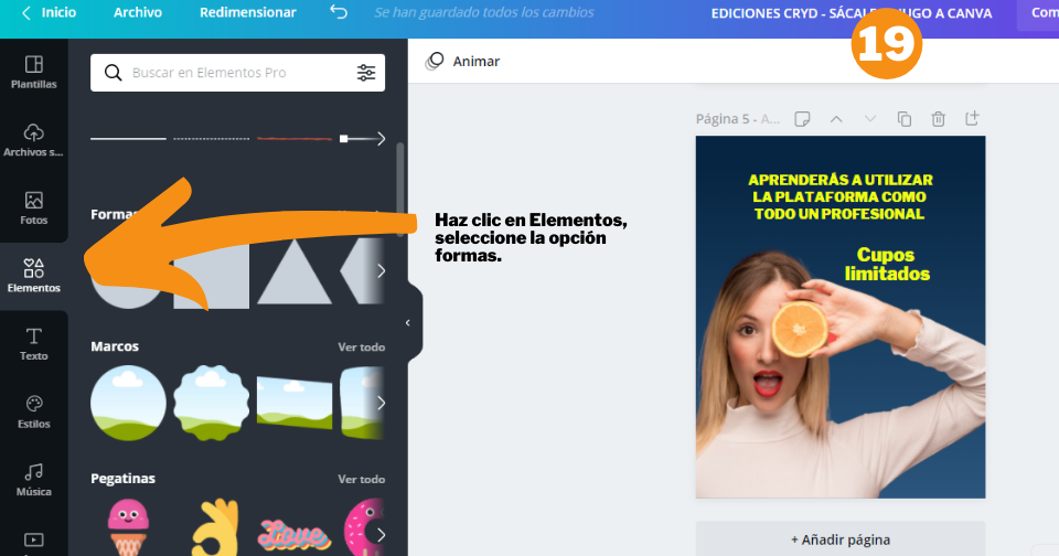 Cómo crear un post de Instagram en Canva - Paso 19