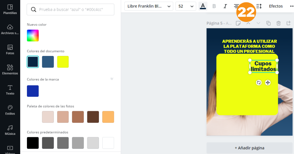 Cómo crear un post de Instagram en Canva - Paso 22