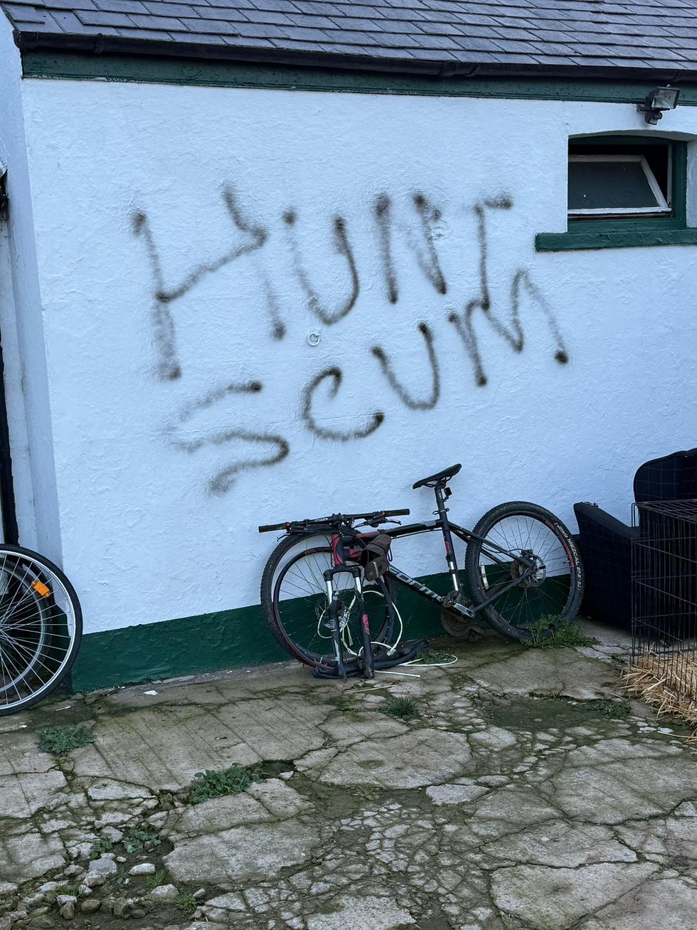 The perpetrators vandalised the Derwent kennels in the early hours of Saturday morning.