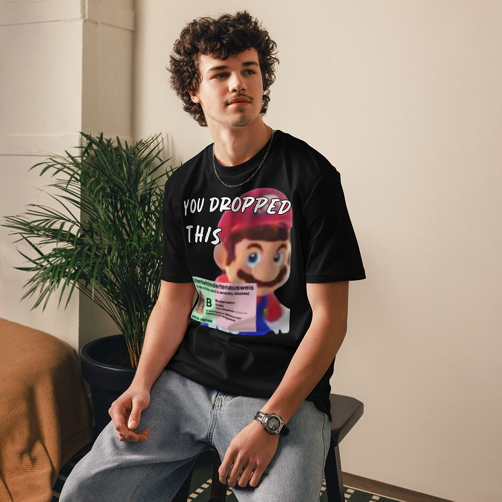 Thumbnail: "You dropped This" Meme T-Shirt I 100% Economic Cotton