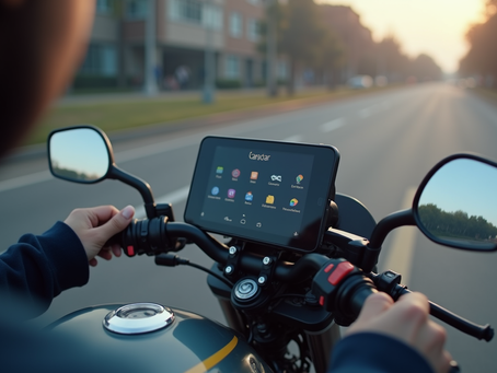 A motorcycle