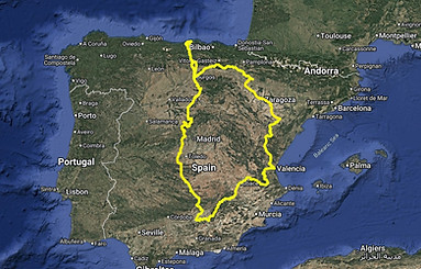 Motorbike tour to Spain