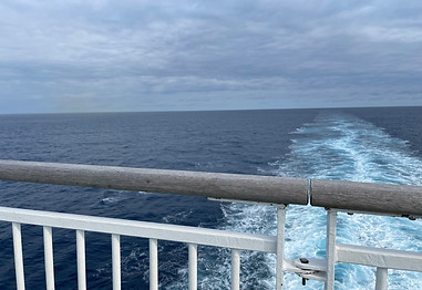 Motorcycle tour ferry crossing