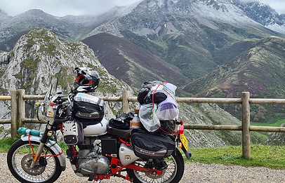 Motorcycle camping