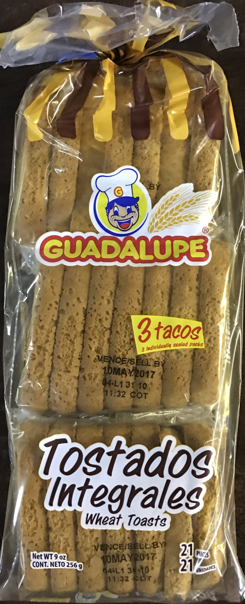 Tostadas Guadalupe Integrales Familiar