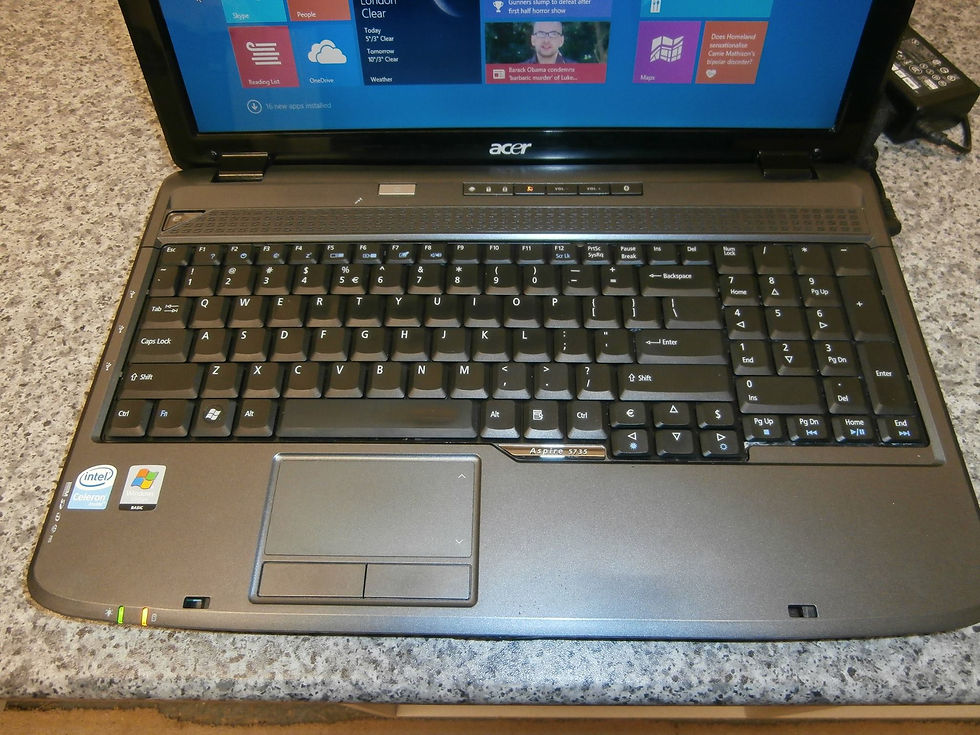 Thumbnail: Acer Aspire 5735 2.00Ghz T6400 Windows 8